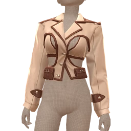 Ikon Beige Breeze Cropped Gabardine