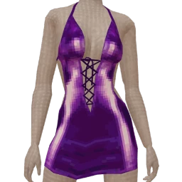 Cloud Nine Violet Disco Pixel Dress