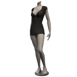 Christina Backless Dress - Black