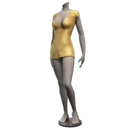 Christina Backless Dress - Gold