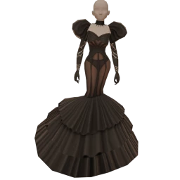 La Haute Couture Gothic Butterfly Dress