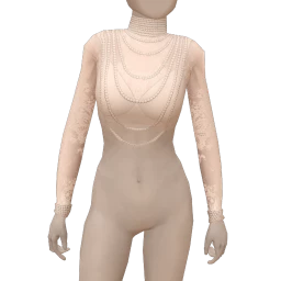 La Haute Couture Ice Skin Cropped Top