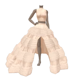 La Haute Couture Eiderdown Dress