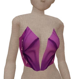 Cloud Nine Rose-Violet Vibrant Corset Top