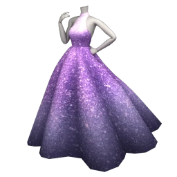 La Haute Couture Flowering Majesty Dress (Lilac)
