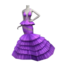 La Haute Couture Know Your Power Dress (Lavender)