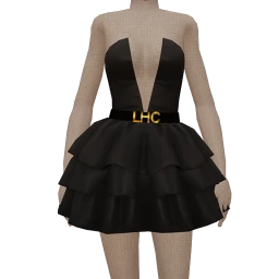 La Haute Couture Nothing Compares Dress (Black)