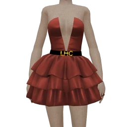 La Haute Couture Nothing Compares Dress (Brown)