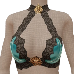 La Haute Couture Enchantress Teal Top
