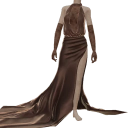 La Haute Couture Gothic Glamour Lace Prom Gown