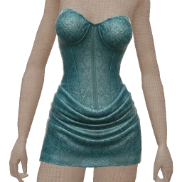 La Haute Couture Lace & Lustre Prom Mini Dress