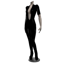 Secrets Control Catsuit - Black