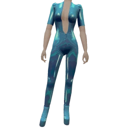 Yume Bold V-Neck Reflective Jumpsuit