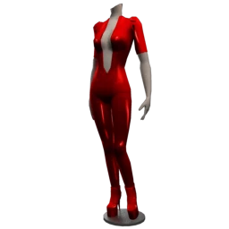 Secrets Control Catsuit - Red