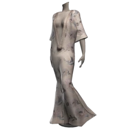 Abaya White Virga Gown