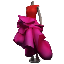 Clash Cadmium Pavilion Dress