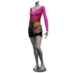 Future Fashion - Intergalactic Leather Dress