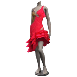 Latin Fiesta Firey Salsa Dress