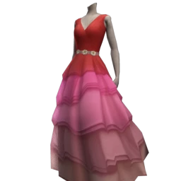 In Bloom Pink Ombré Gown