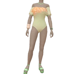 Cloud Nine Mint And Tan Leopard Print Swimsuit