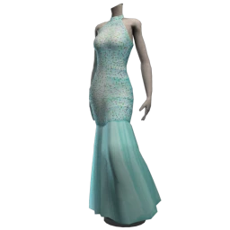 Sparkling Mermaid Dress - Ocean Surf