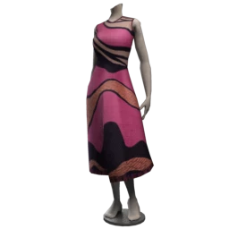 All Pink Everything Abstract Dress