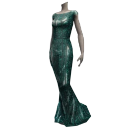 Showstopper Emerald Elegance Dress