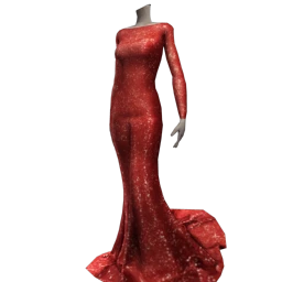 Showstopper Sparkling Ruby Dress