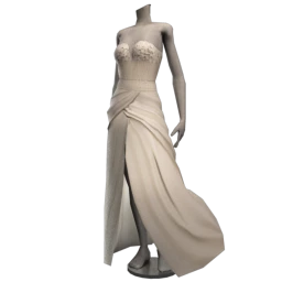 Summer Glamour Elegant Pearls Gown