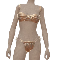 Mahiki Silver Ruched Bikini