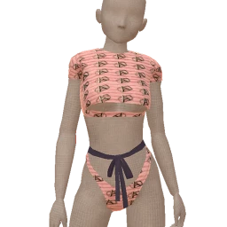 Mahiki All Over Silver Print Swimsuit