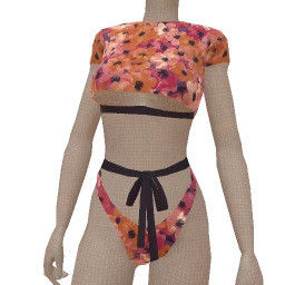 Mahiki Amethyst Blossom Swim Set