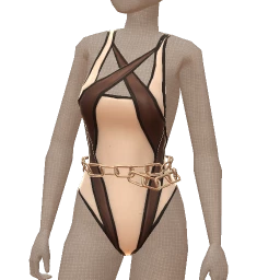 Mahiki Luxe Aspen Cream Swimsuit