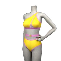 Mahiki Loud in Yellow Bikini