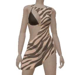 Mahiki Zebra Zen Mini Dress