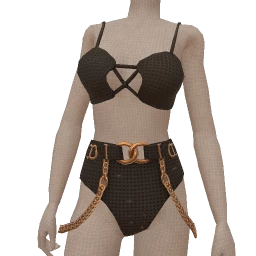 Mahiki Noir Luxe Bikini