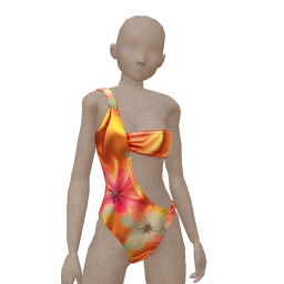 Mahiki Orange Bloom Swimsuit
