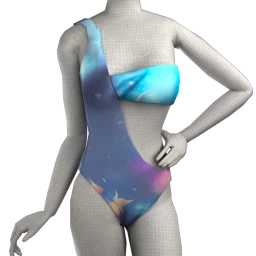 Cloud Nine Celestial Print Swimsuit