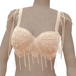 Mahiki Embroidered Pearls Bralette