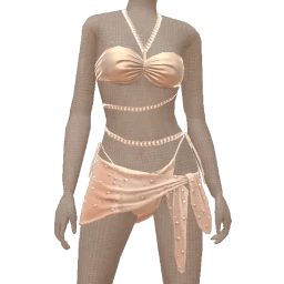 Mahiki Pure Pearls Bikini And Wrap Skirt