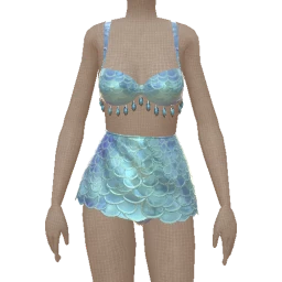 Mahiki Majestic Mermaid Blue Swim Set