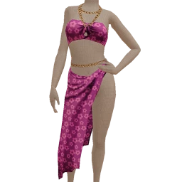 Mahiki Pink Subtle Daisy Bikini