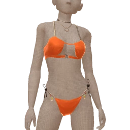 Mahiki Orange Mirage Bikini