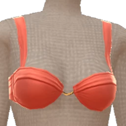 Mahiki Luxury Coral Bikini Top