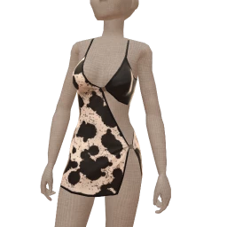 Mahiki Cow Print Bikini Dress Cover Up