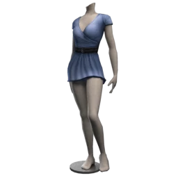 Mini Dress with Belt