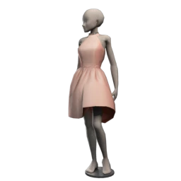 Fleurs Truly Fit and Flare Dress in Petal