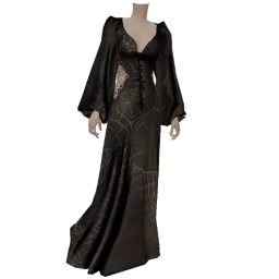 Cosmos Black Cobweb Witching Gown
