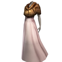 Mélanie Faux Fur Stole Bridal Gown