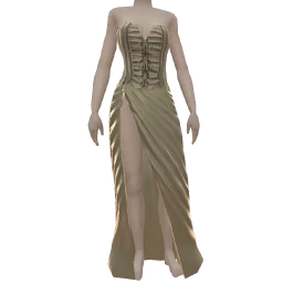 Mon Coeur Wheatgrass Dress